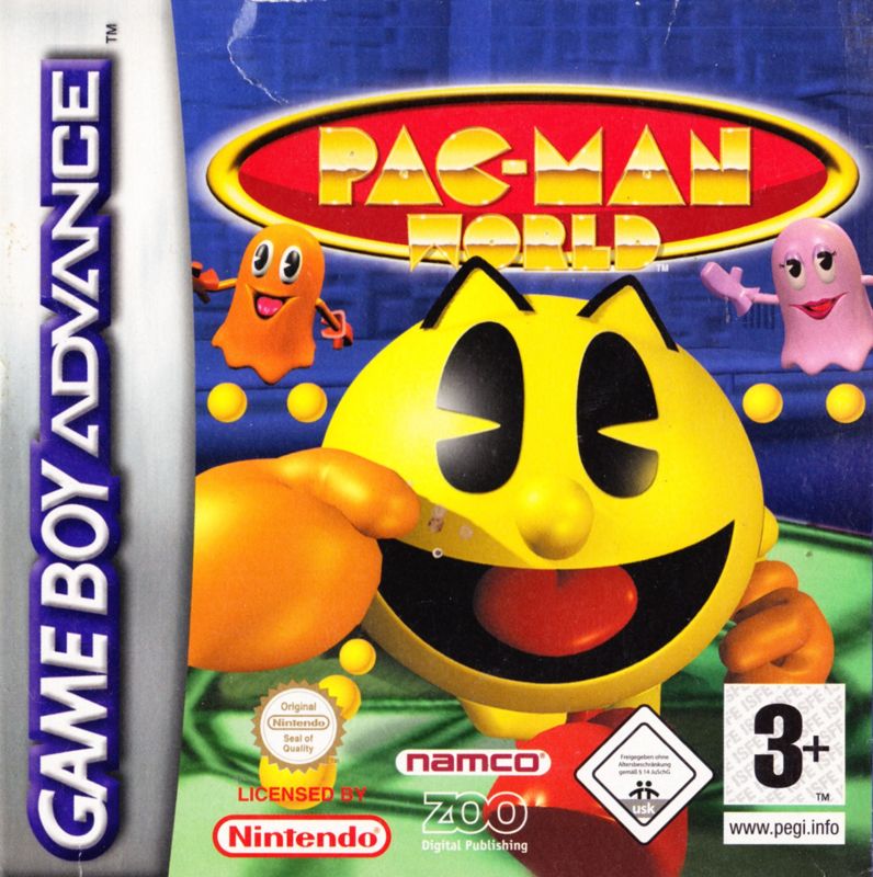 Pac-Man World box art for GameBoy Advance